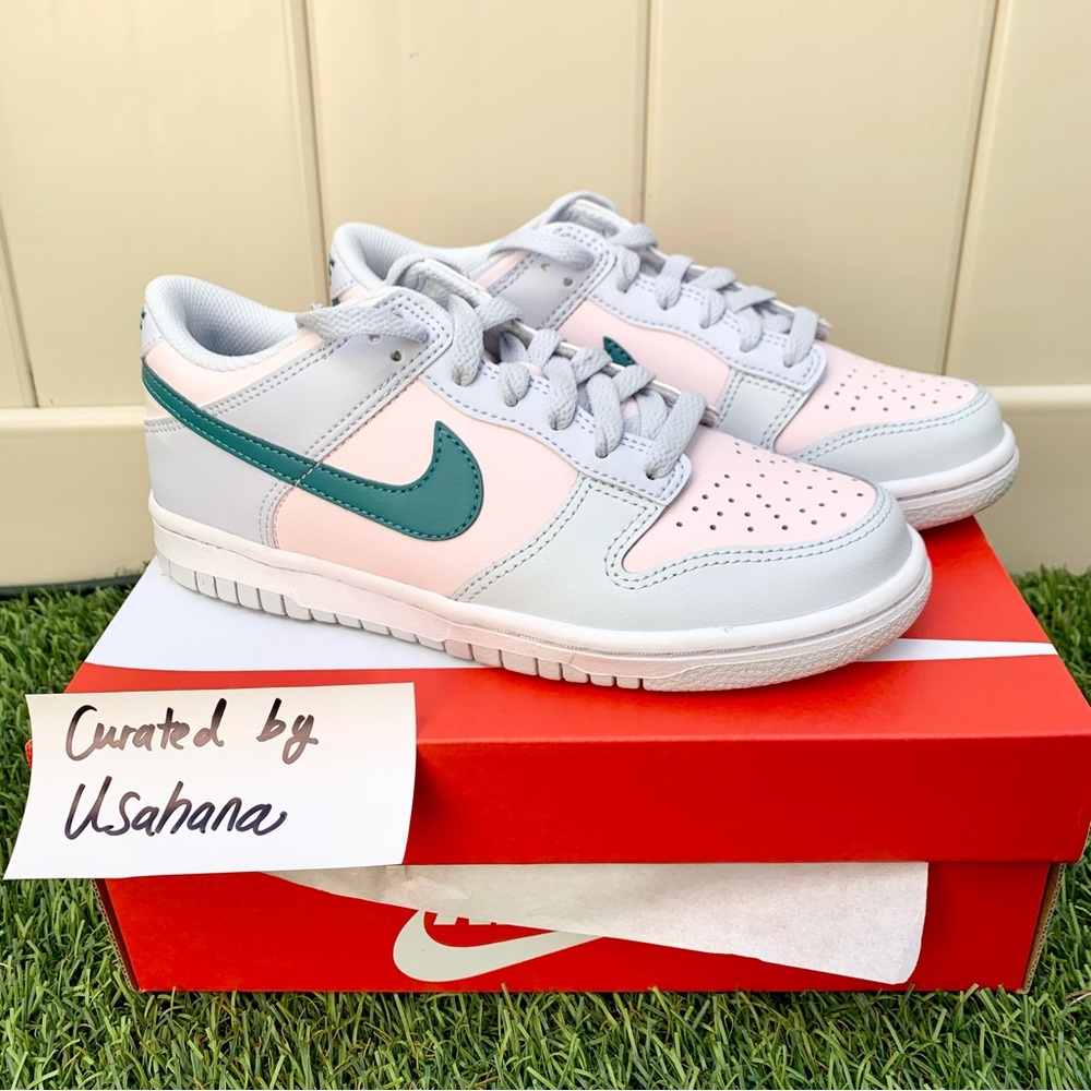 Nike Dunk low GS pastel blue pink shoes